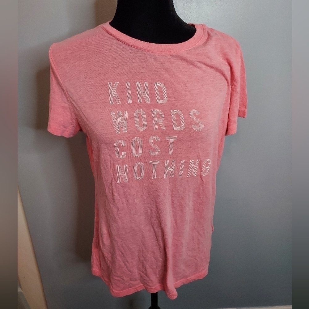 Free State Short Sleeve T-Shirt (Kind Words Cost Nothing) Size XL Juniors